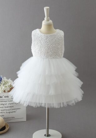 Lace Tutu Party and Flower Girl Dress