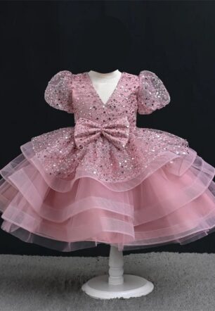 Sequin Princess Party and Flower Girl Dress